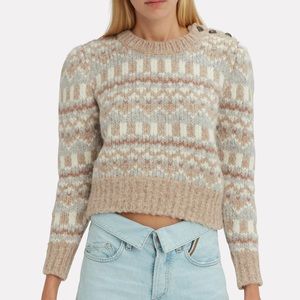 NWOT Loveshackfancy cropped sweater